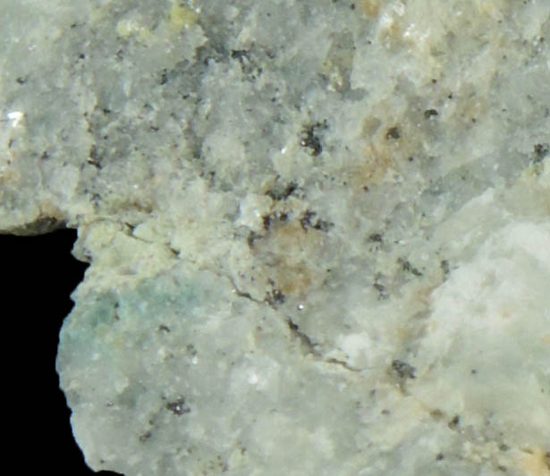 Wermlandite (pale blue) in Calcite-Dolomite from Langban, Vrmland, Sweden (Type Locality for Wermlandite)