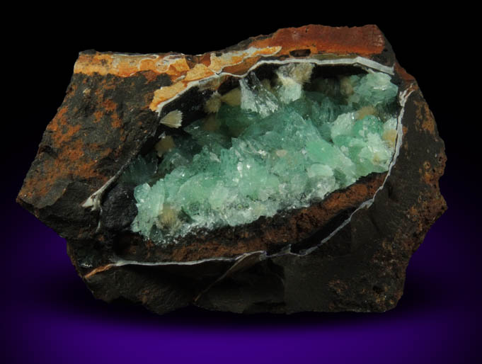 Anapaite from Kerch Iron-Ore Basin, eastern Crimea, Ukraine (annexed by Russia)