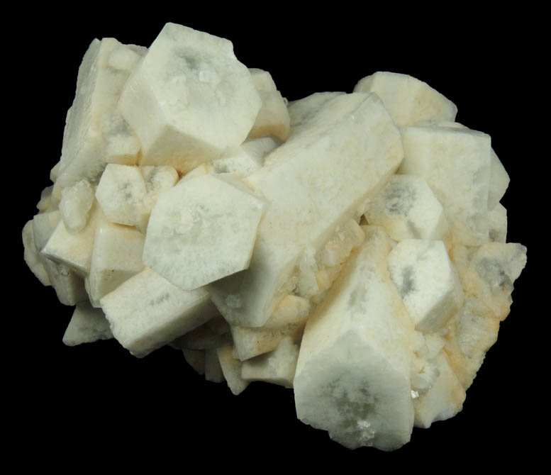 Strontianite pseudomorphs after Celestine from Lime City, Wood County, Ohio