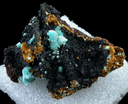 Rosasite from Mine Ojuela, Mapimi, Durango, Mexico