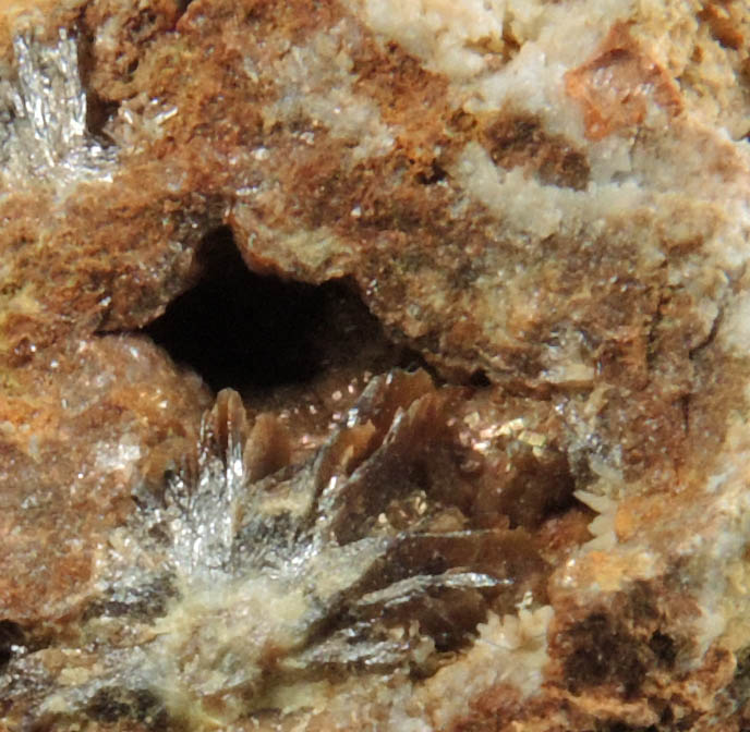 Nadorite with Valentinite from Mine de Nador n'Bails, Djebel Nador, Algeria (Type Locality for Nadorite)