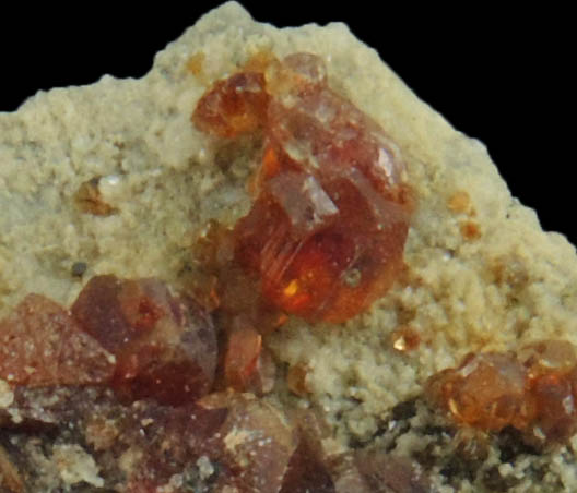 Realgar with Galena from Phlegrean Volcanic Complex, Campania, Italy