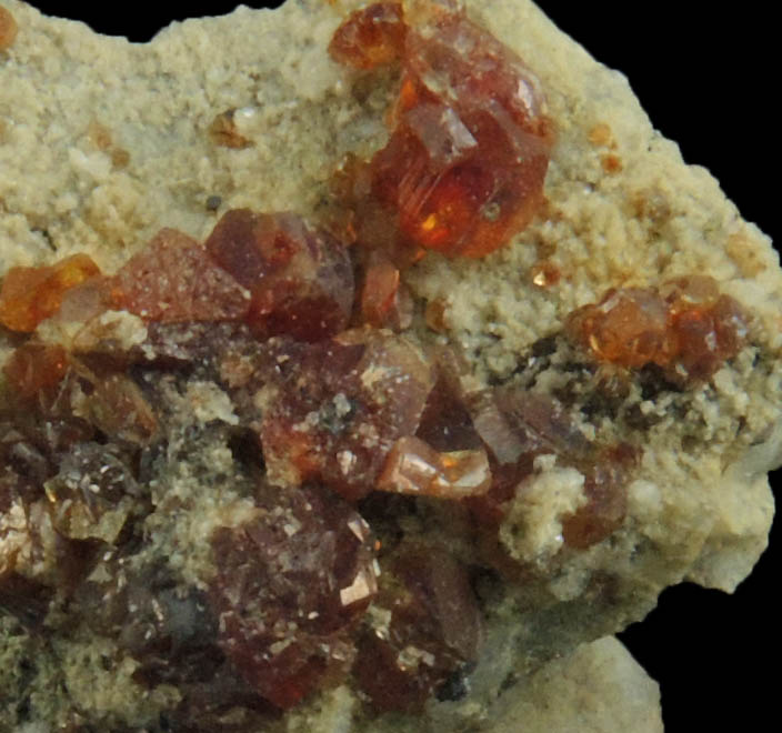 Realgar with Galena from Phlegrean Volcanic Complex, Campania, Italy