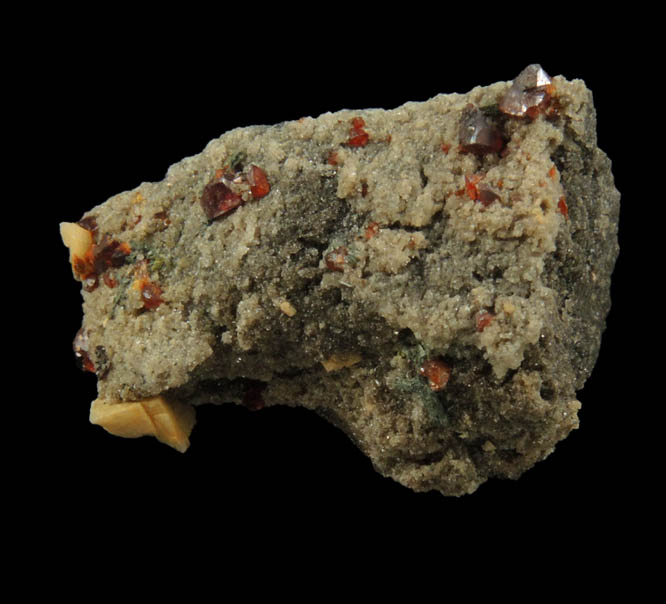 Realgar with Dolomite from Phlegrean Volcanic Complex, Campania, Italy