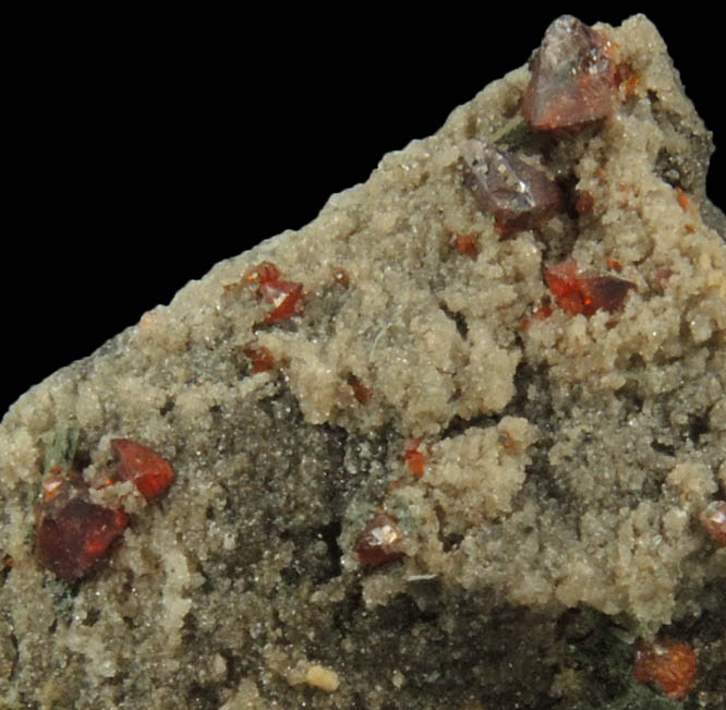 Realgar with Dolomite from Phlegrean Volcanic Complex, Campania, Italy