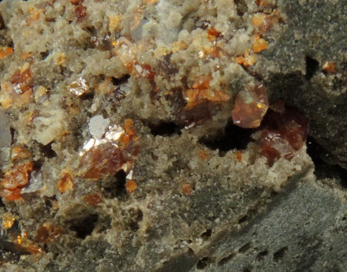 Realgar from Phlegrean Volcanic Complex, Campania, Italy