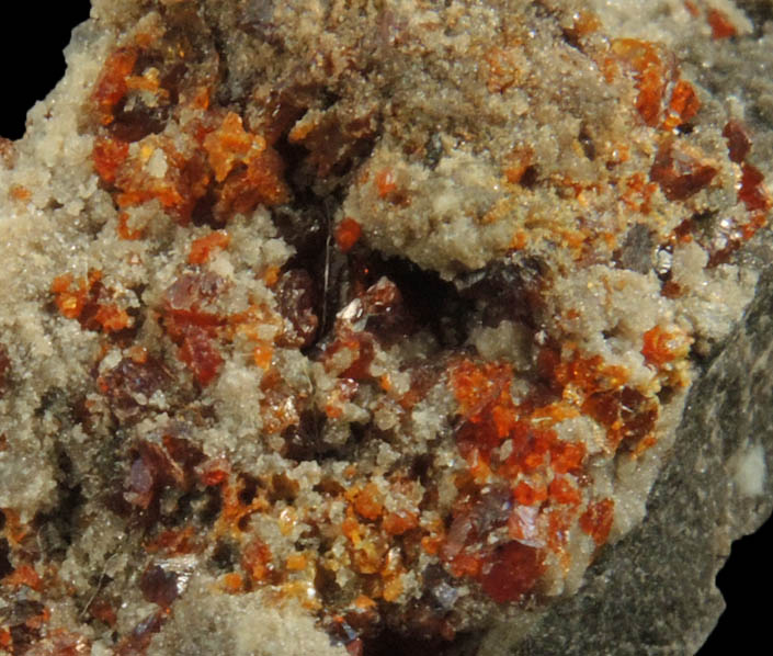 Realgar from Phlegrean Volcanic Complex, Campania, Italy