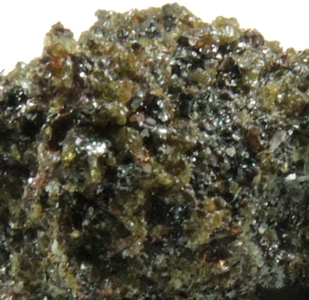 Jacobsite, Copper, Epidote, Calcite from Jakobsberg Mine, Nordmark, Filipstad, Vrmland, Sweden (Type Locality for Jacobsite)