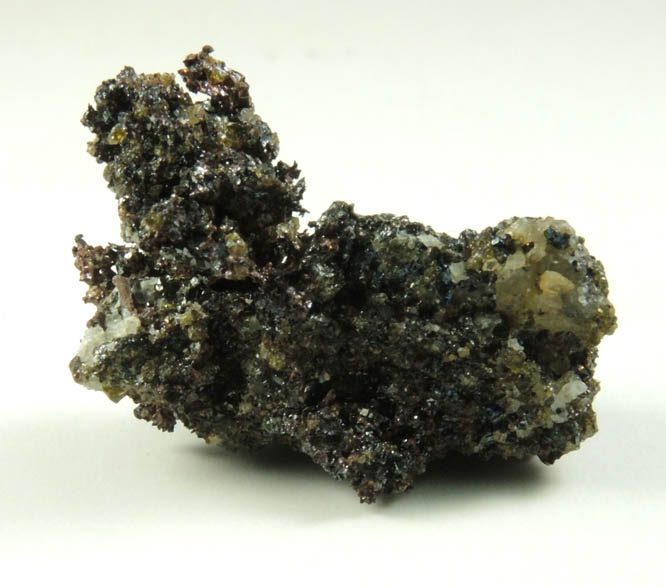 Jacobsite, Copper, Epidote, Calcite from Jakobsberg Mine, Nordmark, Filipstad, Vrmland, Sweden (Type Locality for Jacobsite)