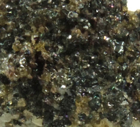 Jacobsite, Copper, Epidote, Calcite from Jakobsberg Mine, Nordmark, Filipstad, Värmland, Sweden (Type Locality for Jacobsite)