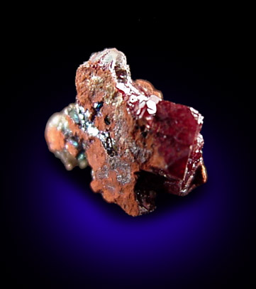 Cuprite from Ray Mine, Mineral Creek District, Pinal County, Arizona