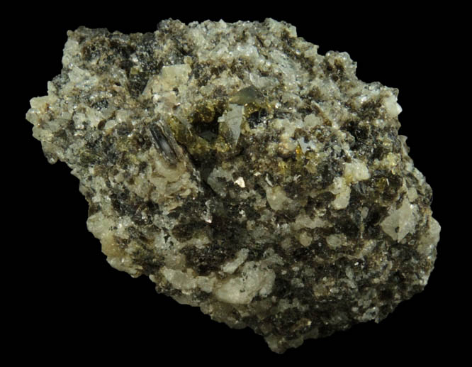 Augite with Biotite from Monte Somma, Napoli, Campania, Italy