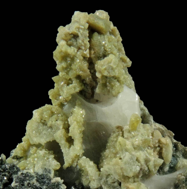 Spinel with Augite var. Fassaite from Monti Monzoni, Trento, Trentino-Alto Adige, Italy (Type Locality for Fassaite)