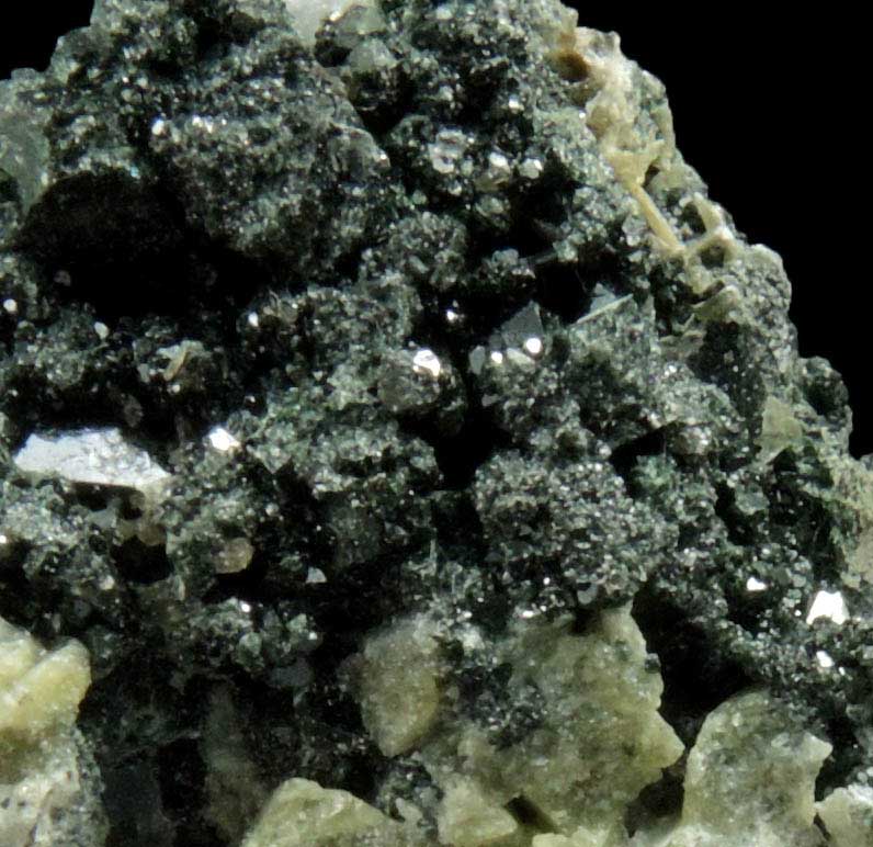 Spinel with Augite var. Fassaite from Monti Monzoni, Trento, Trentino-Alto Adige, Italy (Type Locality for Fassaite)