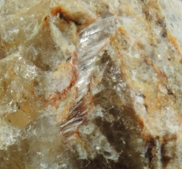 Krauskopfite in Quartz with Sanbornite from Esquire No. 1 Claim, Rush Creek, near Pine Flat Reservoir, Fresno County, California (Type Locality for Krauskopfite)