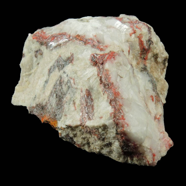 Sarabauite with Stibnite from Sarabau Mine, Kuching, Sarawak, Borneo, Malaysia (Type Locality for Sarabauite)