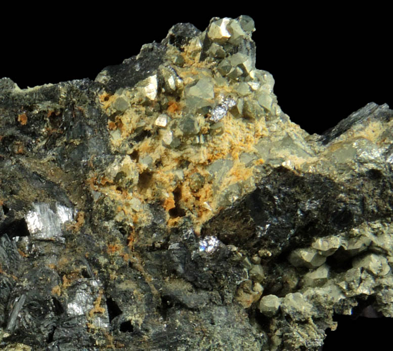 Enargite with Pyrite from Adit 5, Chinkuashih Mine, near Jui-fang, Taipei, Taiwan