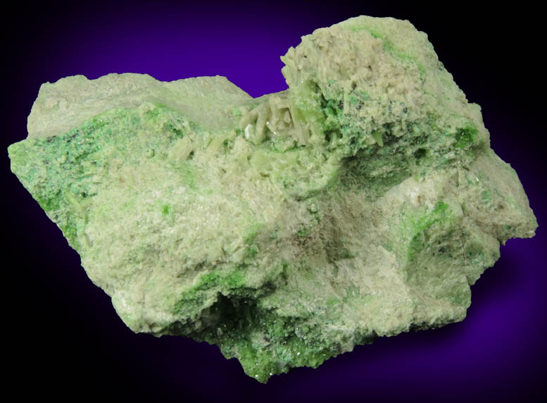 Clinozoisite, Diopside, Tremolite, Uvarovite Garnet from Conc. W, Fengtien Mine, Hualien, 5 kilometers west of Fengtien village, Hualien, Taiwan