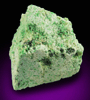 Uvarovite with Chromite cores plus Diopside and Tremolite from Fengtien Mine, Conc. S., 5 kilometers west of Fengtien village, Hualien, Taiwan
