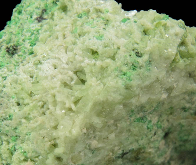 Uvarovite with Chromite cores plus Diopside from Fengtien Mine, Conc. S., 5 kilometers west of Fengtien village, Hualien, Taiwan