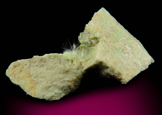 Tremolite and Diopside (chrome-rich) from Fengtien Mine, Conc. S., 5 kilometers west of Fengtien village, Hualien, Taiwan