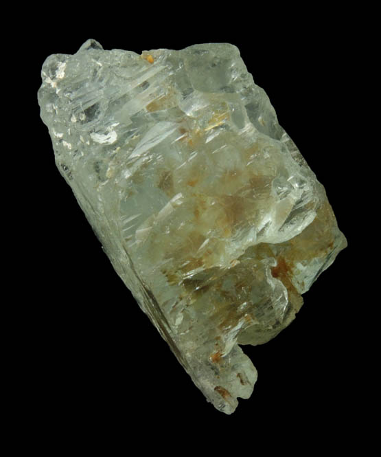 Beryl var. Aquamarine (etched crystal) from Minas Gerais, Brazil