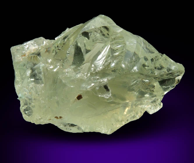 Beryl var. Aquamarine (etched crystal) from Minas Gerais, Brazil