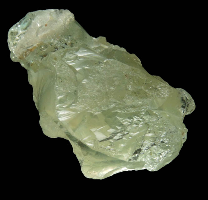 Beryl var. Aquamarine (etched crystal) from Minas Gerais, Brazil