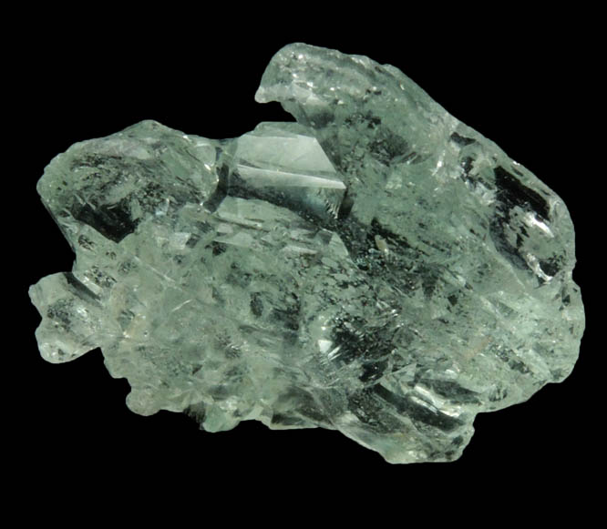 Beryl var. Aquamarine (etched crystal) from Minas Gerais, Brazil