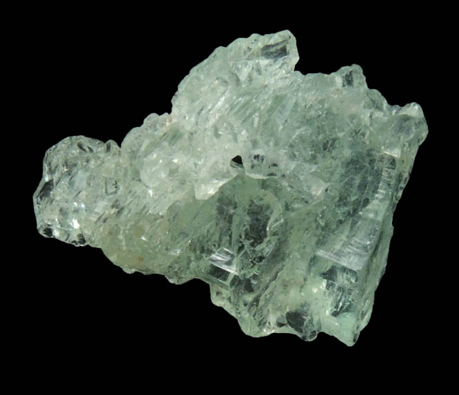 Beryl var. Aquamarine (etched crystal) from Minas Gerais, Brazil