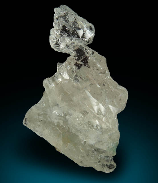 Beryl var. Morganite (etched crystal) from Himalaya Mine, Mesa Grande District, San Diego County, California