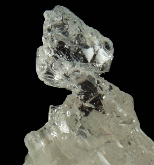 Beryl var. Morganite (etched crystal) from Himalaya Mine, Mesa Grande District, San Diego County, California