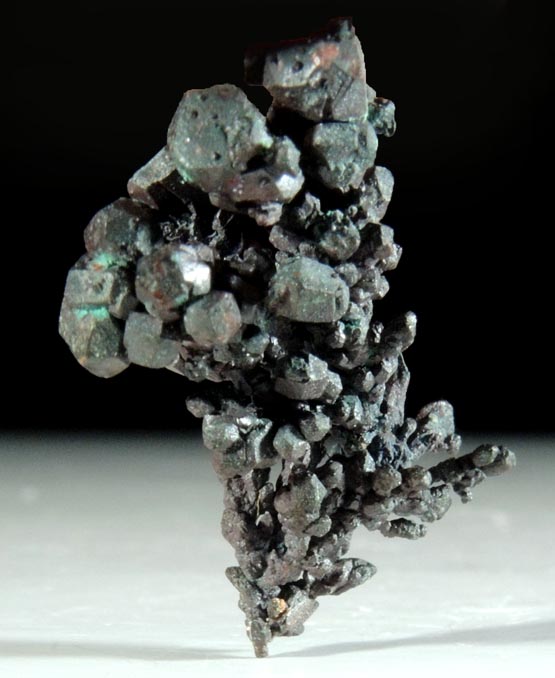 Copper (naturally crystallized native copper) with Cuprite coating from Rubtovskiy (Rubtsovskoe) District, Rudnyi Altai, Altai Krai, Russia