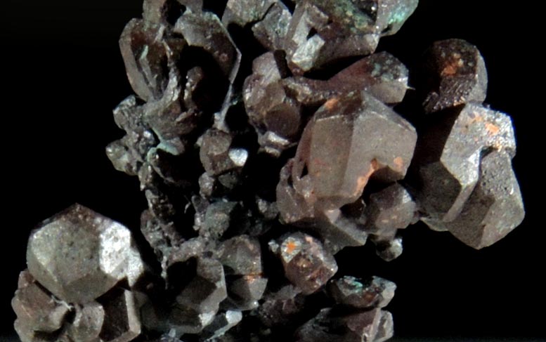 Copper (naturally crystallized native copper) with Cuprite coating from Rubtovskiy (Rubtsovskoe) District, Rudnyi Altai, Altai Krai, Russia