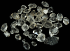 Quartz var. Herkimer Diamonds (set of 44 crystals) from Hickory Hill Diamond Diggings, Fonda, Montgomery County, New York