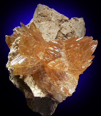 Calcite from Pugh Quarry, 6 km NNW of Custar, Wood County, Ohio