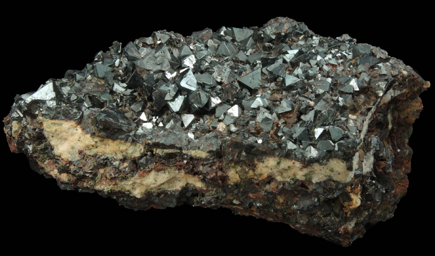 Hematite pseudomorphs after Magnetite (formerly named Martite) from Twin Peaks, Millard County, Utah