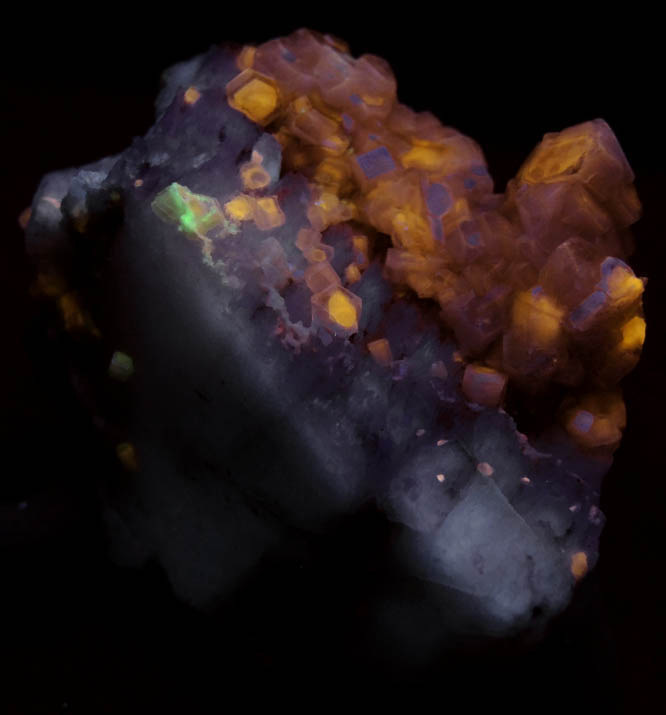 Fluorapatite on Microcline from Khargulook, near Sabsar, Gilgit-Skardu Road, Gilgit-Baltistan, Pakistan