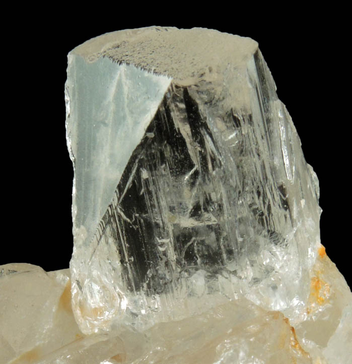 Topaz on Quartz from Shengus, Skardu Road, Baltistan, Gilgit-Baltistan, Pakistan