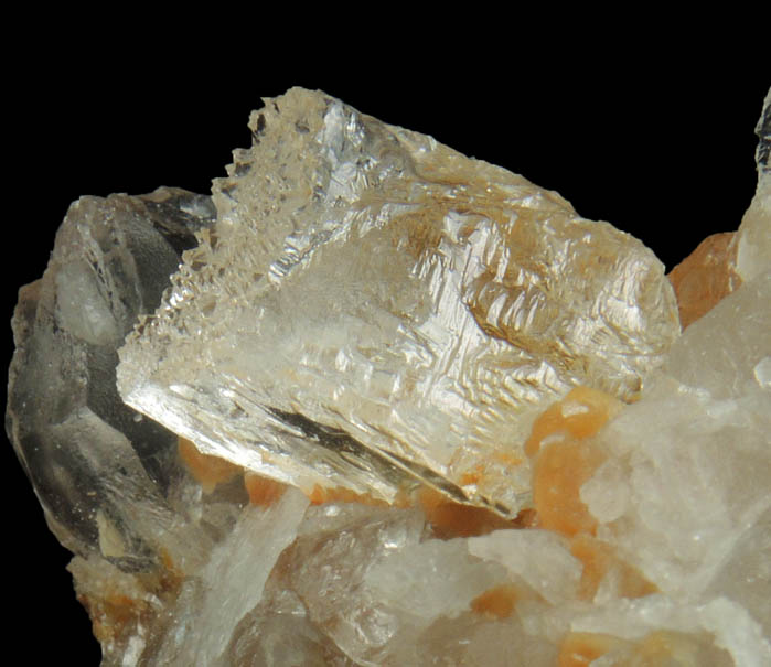 Topaz in Quartz from Shengus, Skardu Road, Baltistan, Gilgit-Baltistan, Pakistan