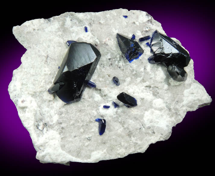 Azurite from Milpillas Mine, Cuitaca, Sonora, Mexico