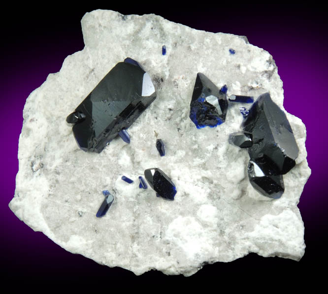 Azurite from Milpillas Mine, Cuitaca, Sonora, Mexico