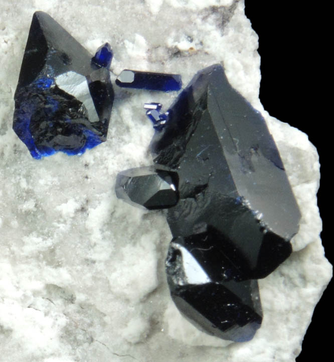 Azurite from Milpillas Mine, Cuitaca, Sonora, Mexico