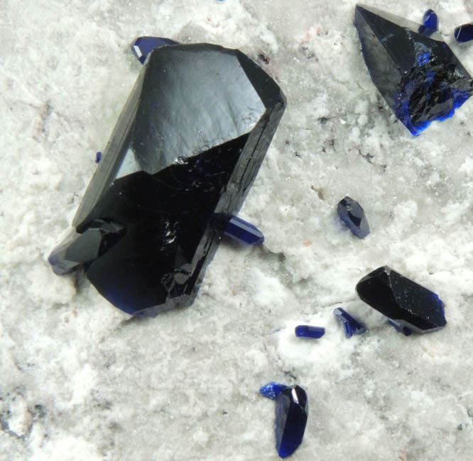 Azurite from Milpillas Mine, Cuitaca, Sonora, Mexico