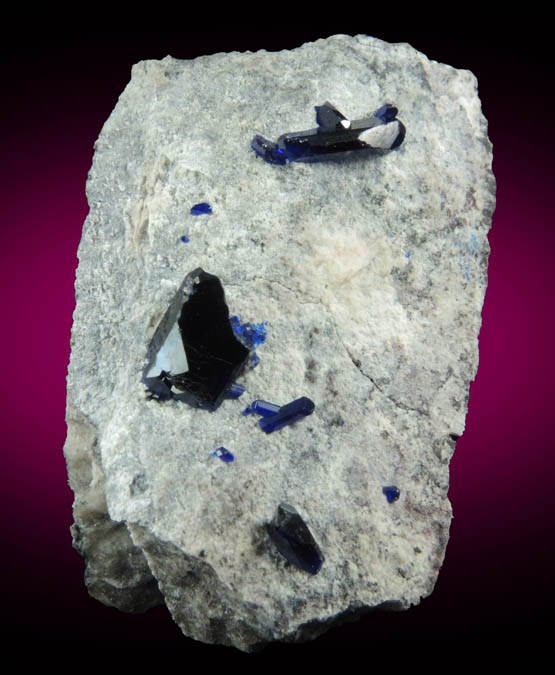 Azurite from Milpillas Mine, Cuitaca, Sonora, Mexico