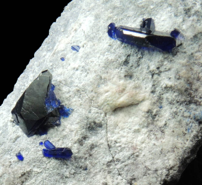 Azurite from Milpillas Mine, Cuitaca, Sonora, Mexico