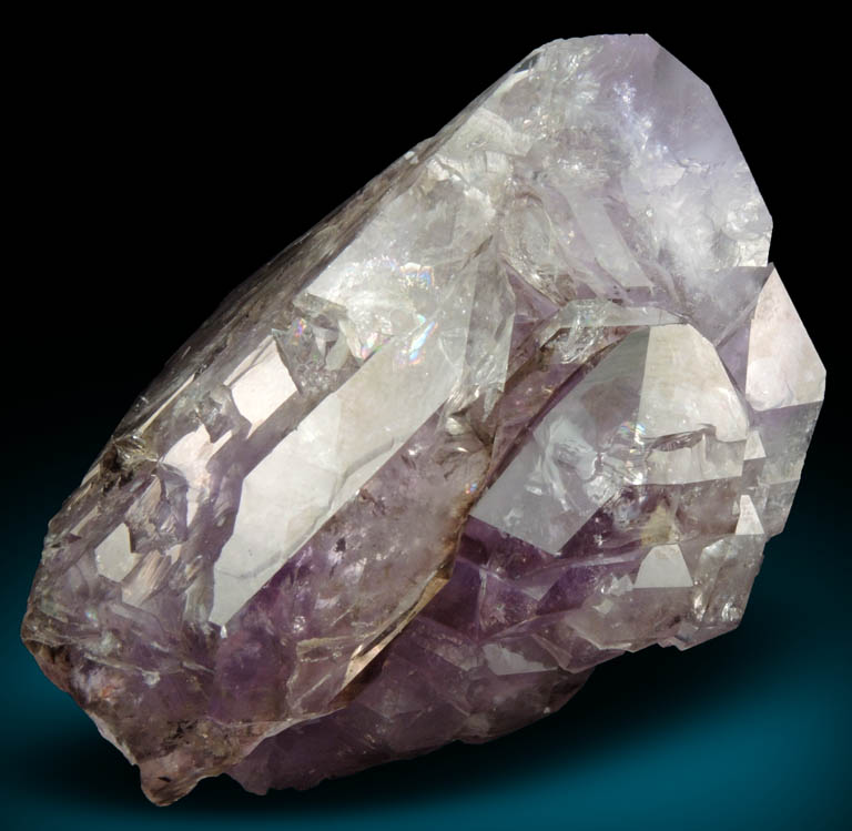 Quartz var. Amethyst Quartz from Moosup, near Withey Hill, Windham County, Connecticut