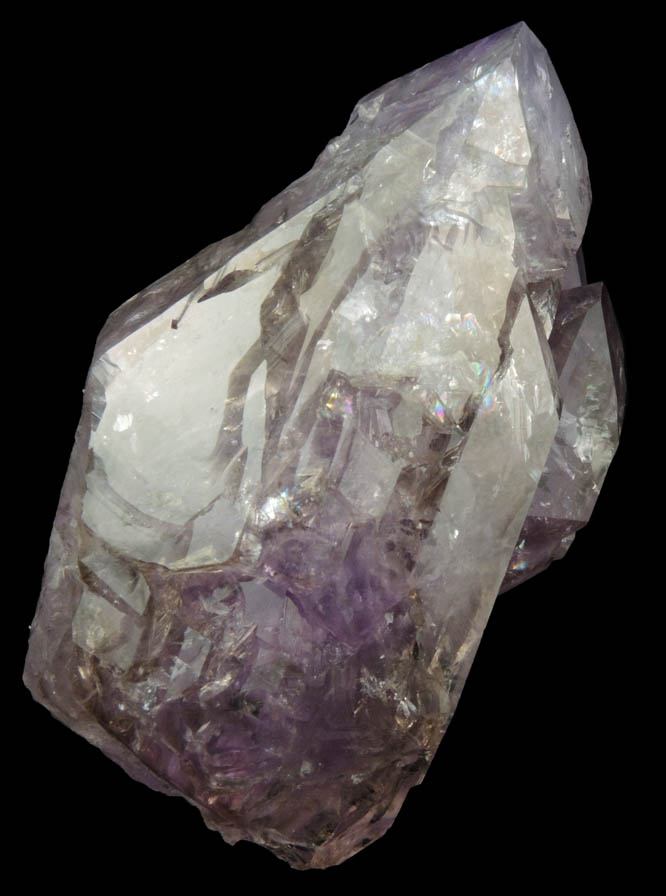 Quartz var. Amethyst Quartz from Moosup, near Withey Hill, Windham County, Connecticut