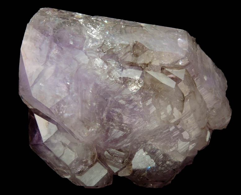 Quartz var. Amethyst Quartz from Moosup, near Withey Hill, Windham County, Connecticut