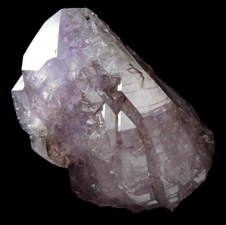 Quartz var. Amethyst Quartz from Moosup, near Withey Hill, Windham County, Connecticut